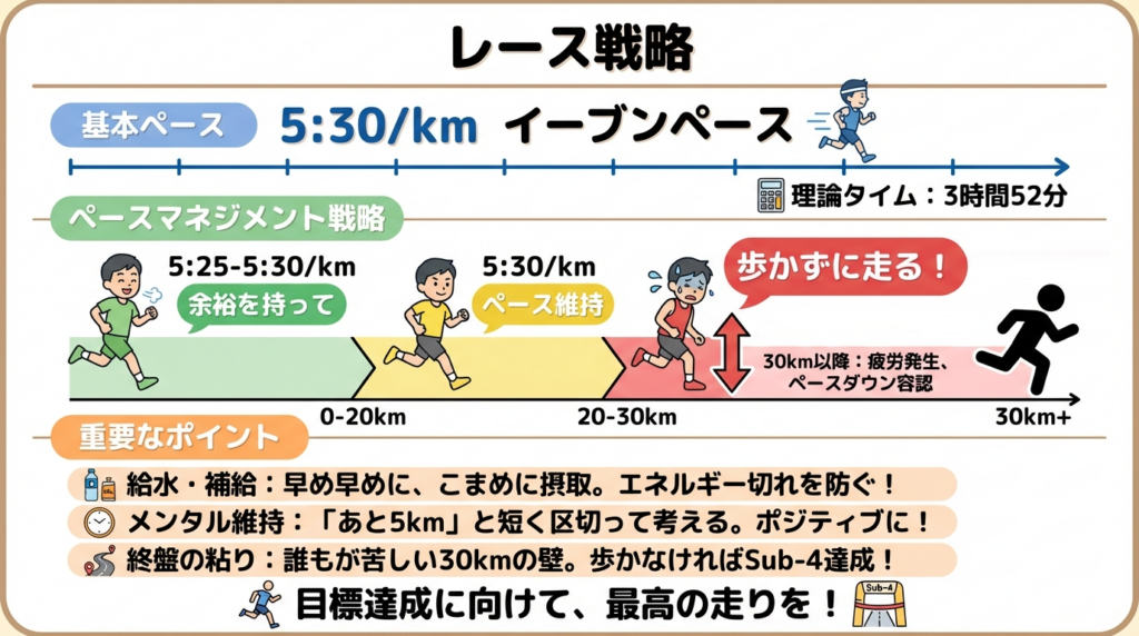 サブ4レース戦略