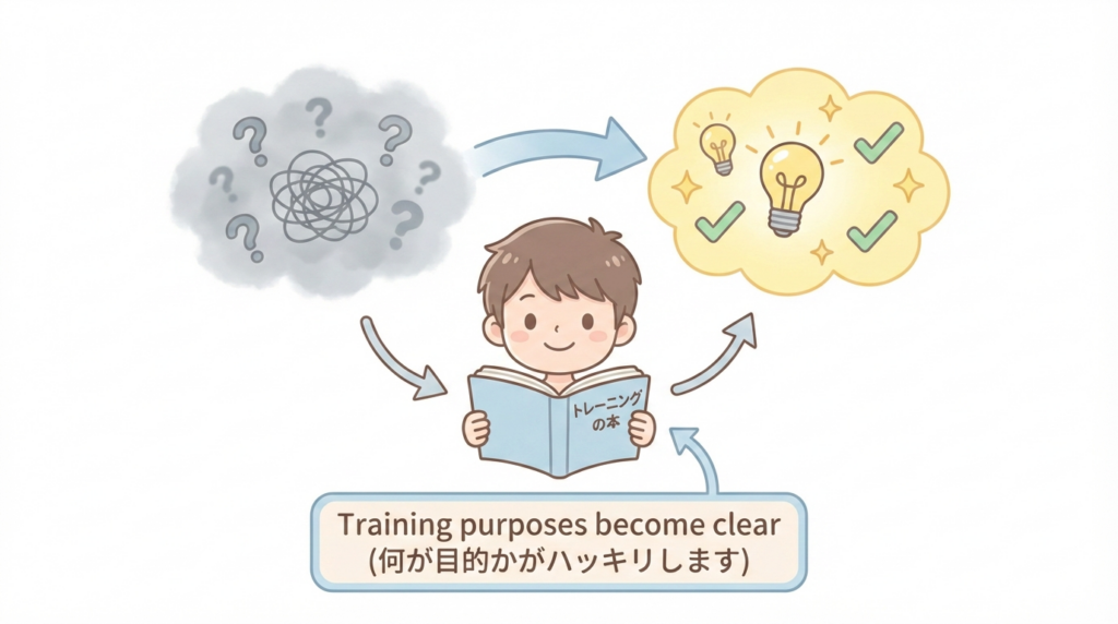 おすすめポイント③ なんとなく練習する時間が減る