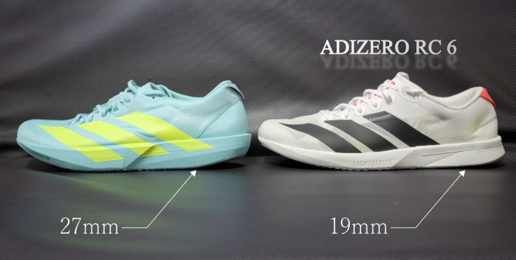 adidasシューズラインナップとの使い分け