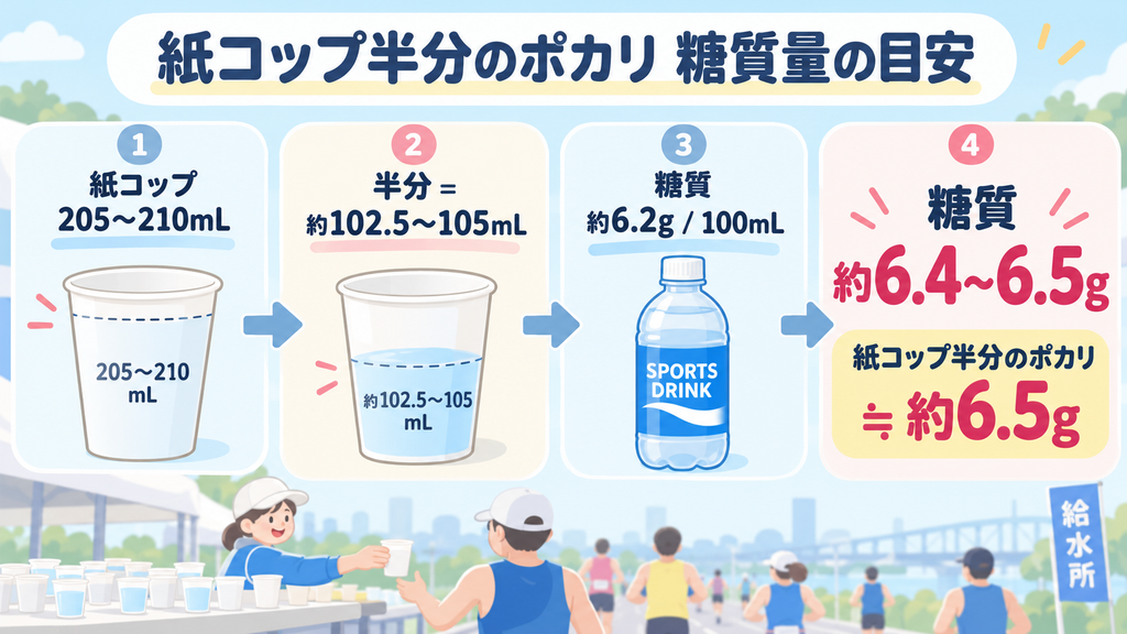ポカリスエットの糖質量