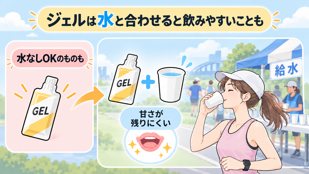 ジェルの飲みやすさ