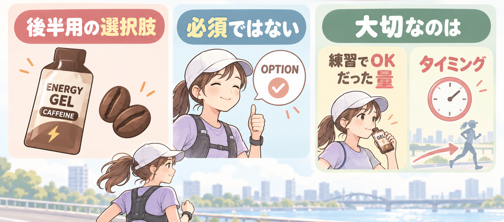 カフェイン入りジェルの選び方