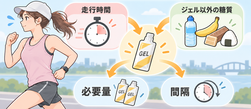 何km以上ならジェルが必要か